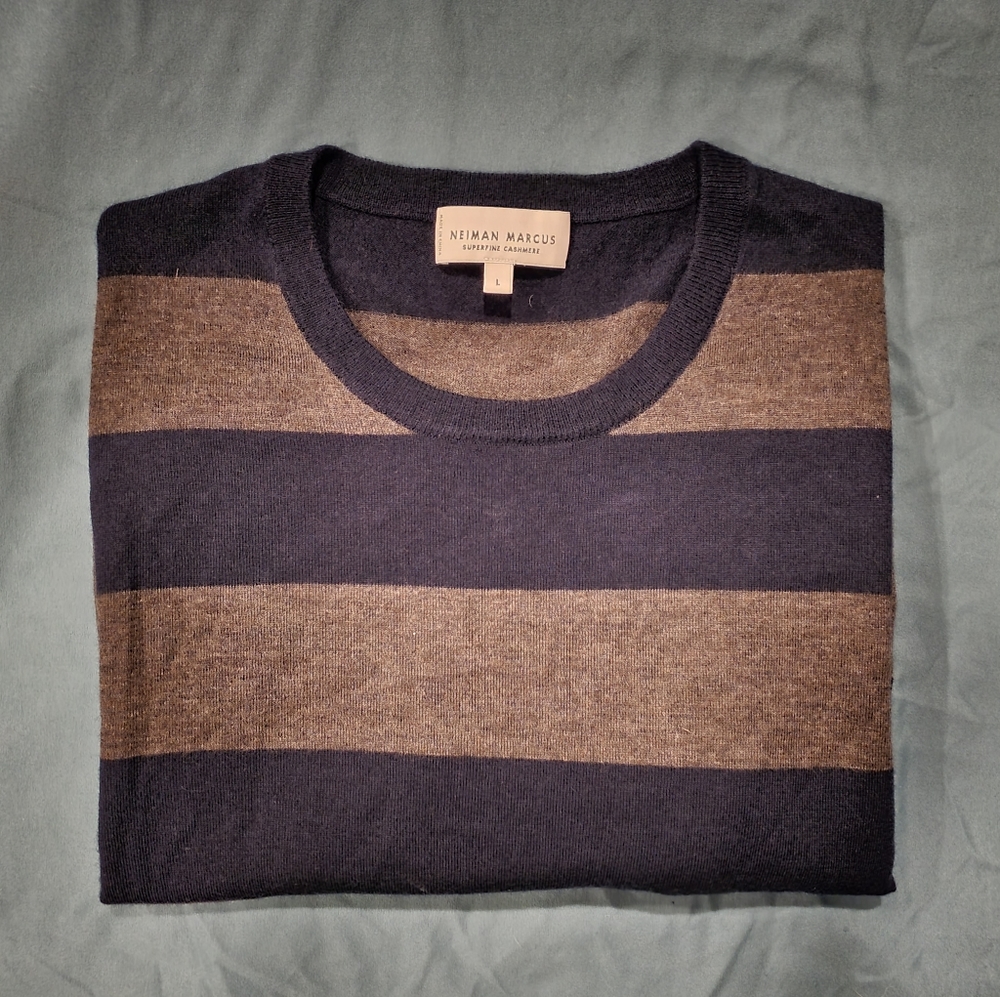 Nieman Marcus Men's Superfine Cashmere Sweater